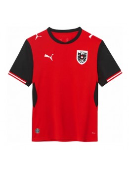 Moški Nogometna dresi replika Avstrija Domači SP 2026 Kratek rokav